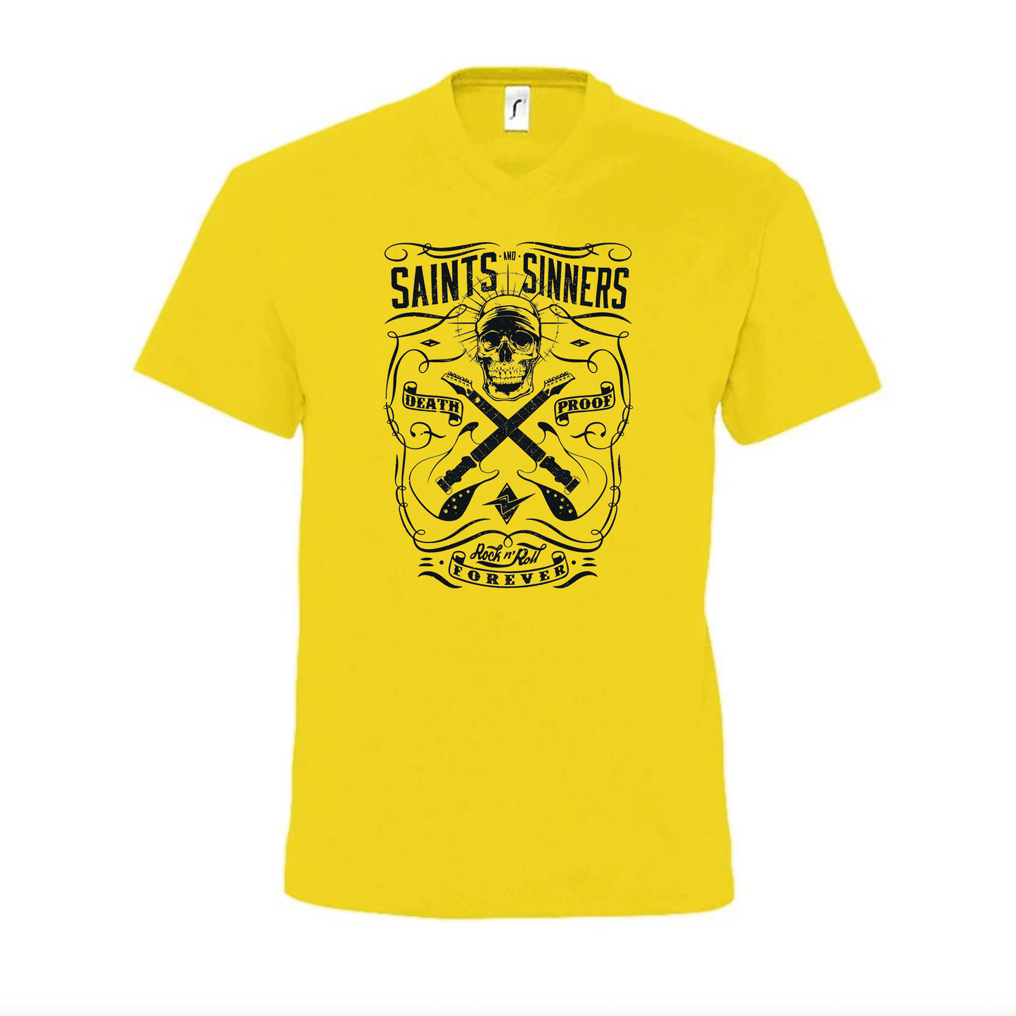 T-shirt Imperial col en V impression avant