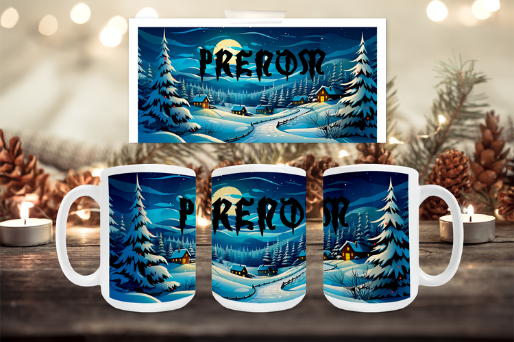 Collection de mugs personnalisables pour Noël